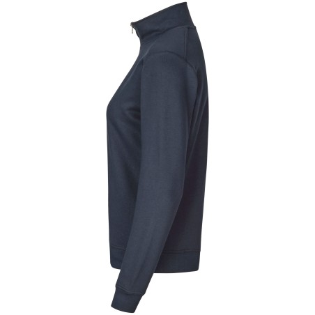 0385 PRO Wear CARE sweat | unbrushed | ¼ zip | Women