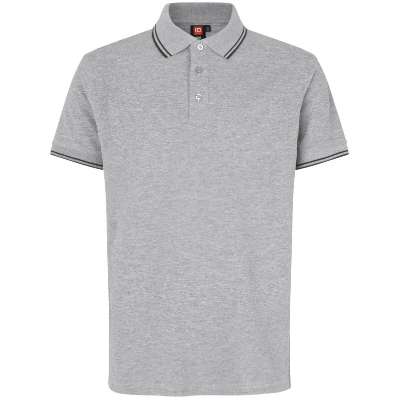 0522 Contrast polo shirt | stretch