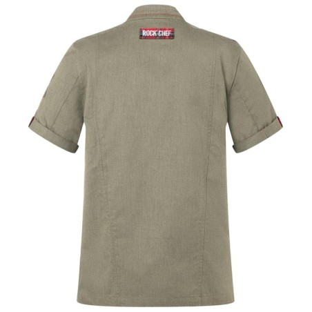 RCJM 19 SHORT-SLEEVED MEN CHEF JACKET DENIM-STYLE