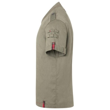 RCJM 19 SHORT-SLEEVED MEN CHEF JACKET DENIM-STYLE