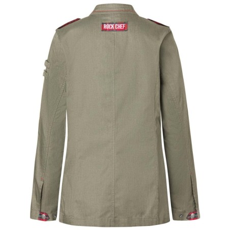 RCJF 16 LONG-SLEEVED LADIES CHEF JACKET DENIM-STYLE