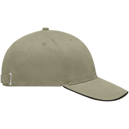 MB6541 Light Brushed Sandwich Cap