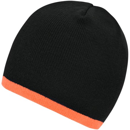 MB7584 Beanie with Contrasting Border