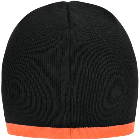 MB7584 Beanie with Contrasting Border