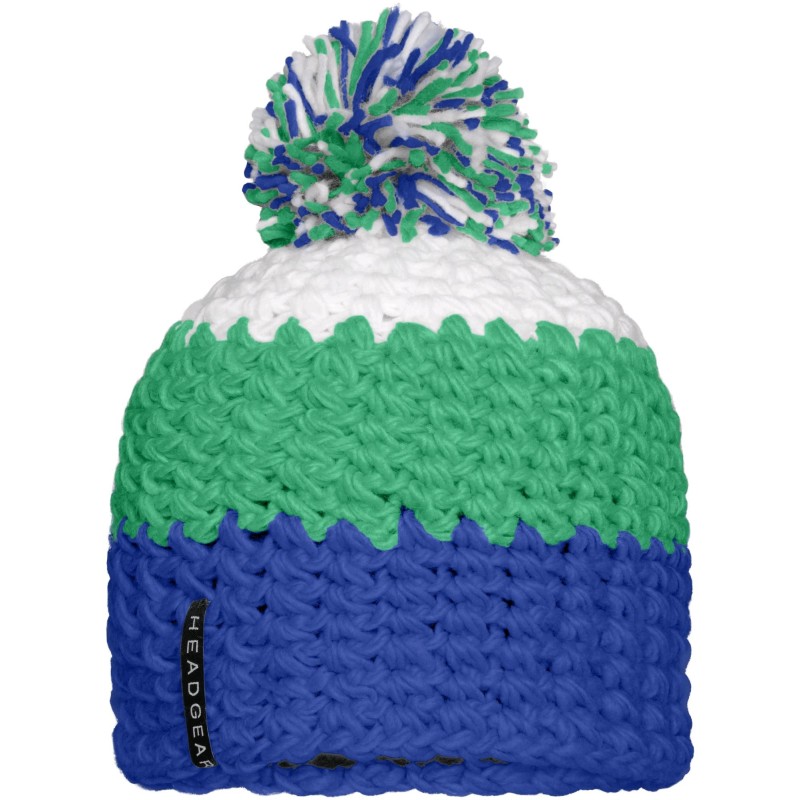 MB7940 Crocheted Cap with Pompon