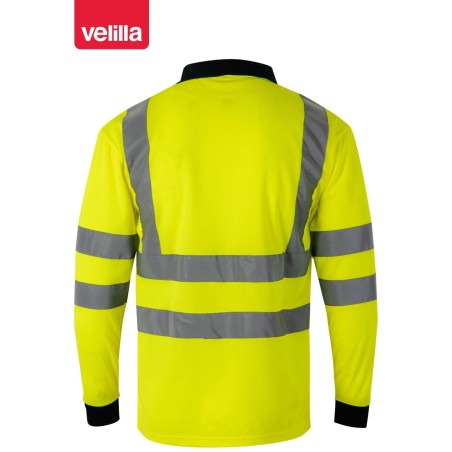 305503 Hv Ls Two-Tone Polo