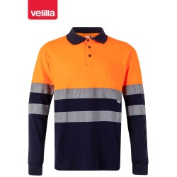 305515 Hv Ls Two-Tone Polo