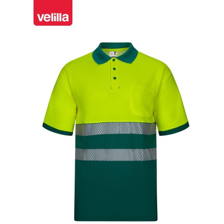 305523 Rs Ss Two-Tone Cotton Polo