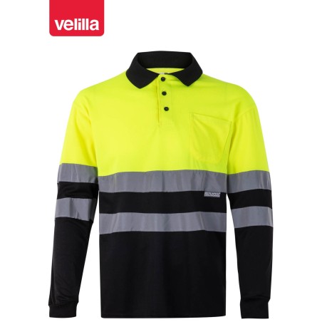 175 Hv Ls Two-Tone Polo