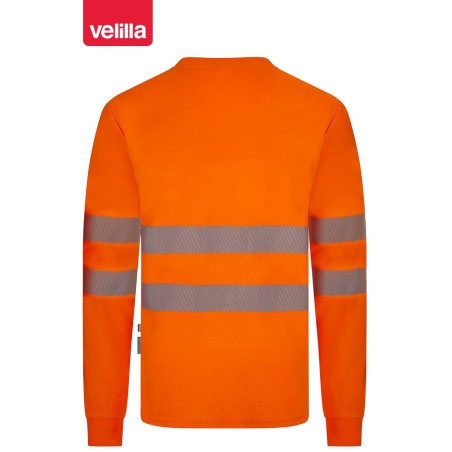 305634 Long sleeve recycled polyester T-shirt with segmented tape