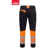 303032S Two-tone recycled stretch trousers with segmented tape