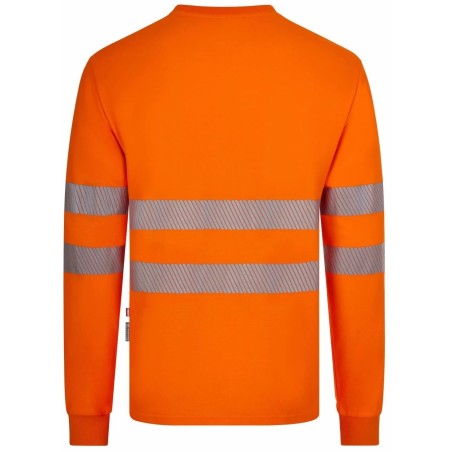 305644 Long-sleeve cotton T-shirt with segmented tape