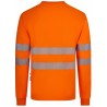 305644 Long-sleeve cotton T-shirt with segmented tape
