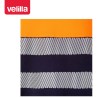 305534 Long sleeve recycled polyester polo shirt with segmented tape