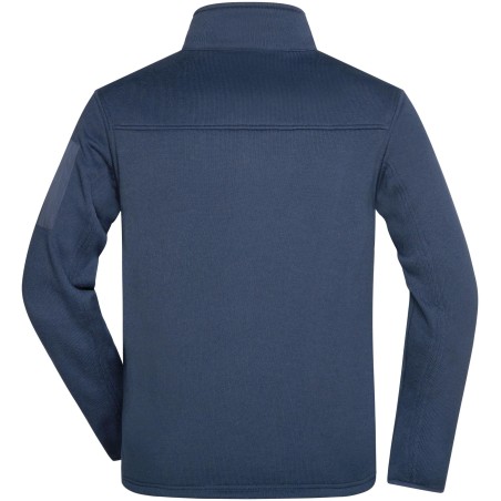 JN591 Men's Knitted Fleece Jacket