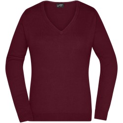JN658 Ladies' V-Neck Pullover