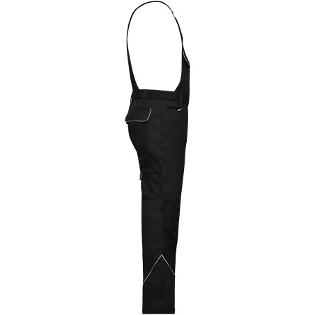 JN879 Workwear Pants with Bib - SOLID -