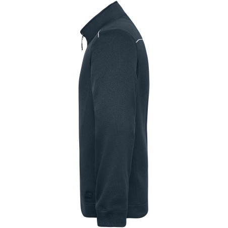 JN898 Men's Knitted Workwear Fleece Jacket - SOLID -