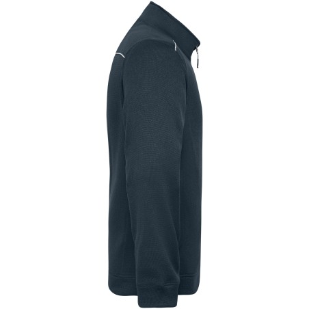 JN898 Men's Knitted Workwear Fleece Jacket - SOLID -
